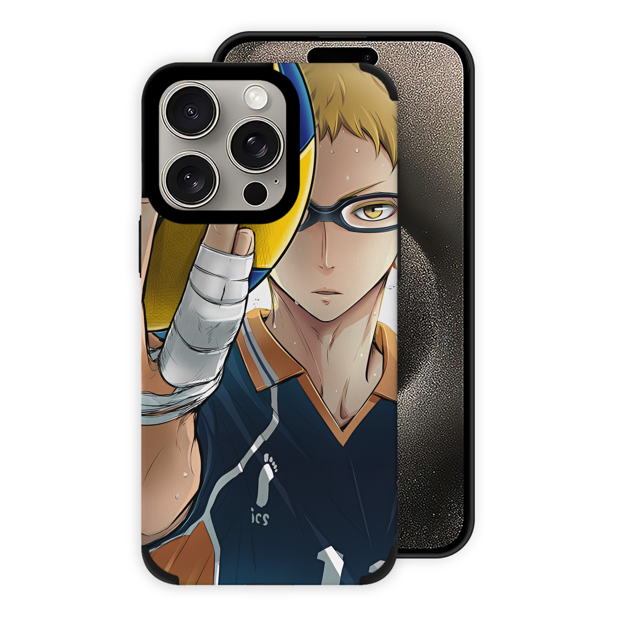 （画像用） ハイキュー!! Haikyu!! 【iPhone15ProMax対応】 PUレザー スマホケース 耐衝撃＆黄変防止