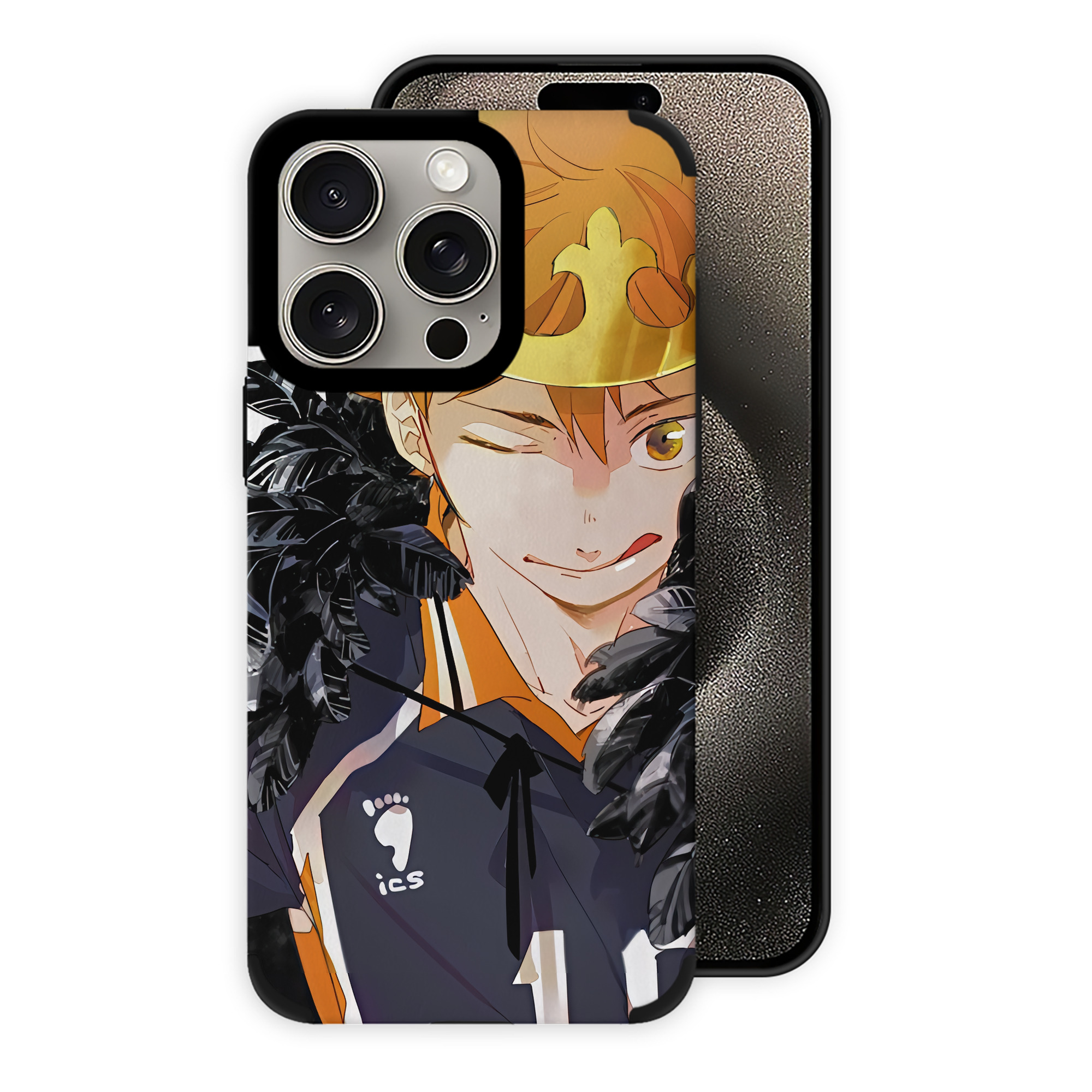 （画像用） ハイキュー!! Haikyu!! 【iPhone15ProMax対応】 PUレザー スマホケース 耐衝撃＆黄変防止