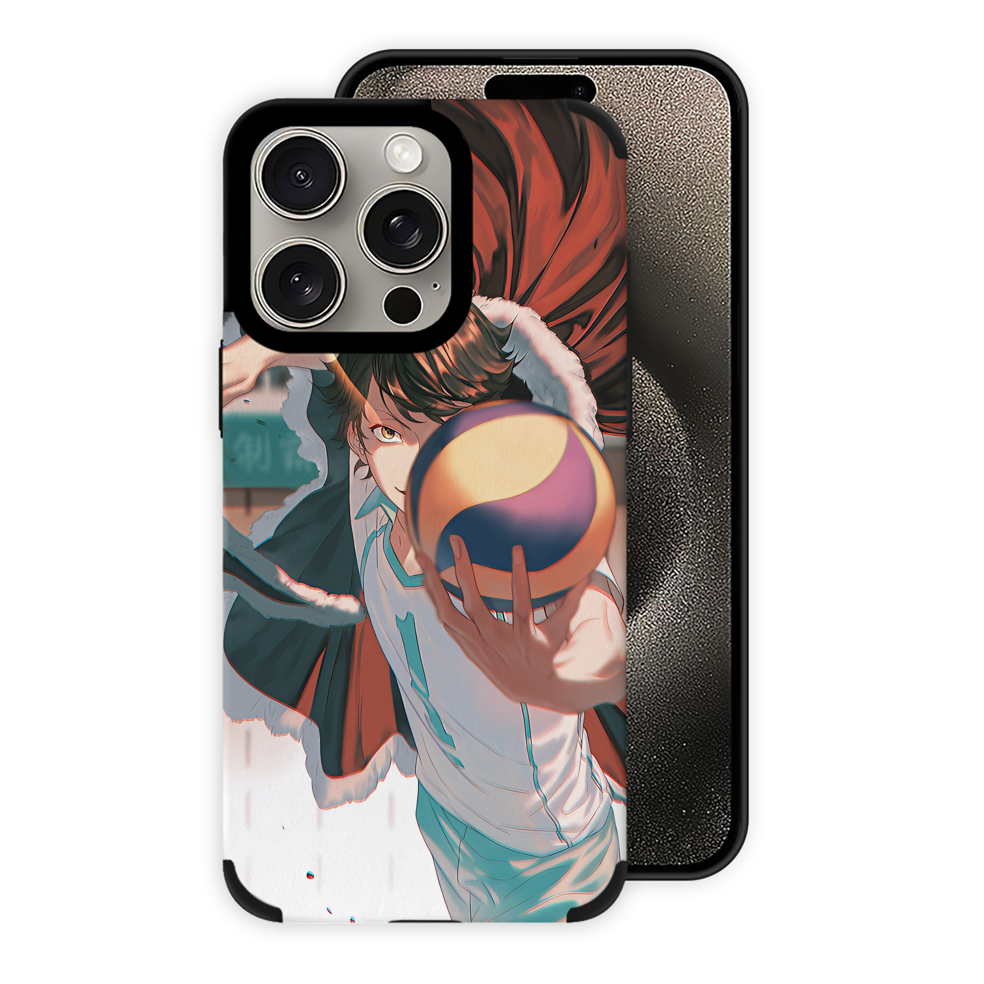 （画像用） ハイキュー!! Haikyu!! 【iPhone15ProMax対応】 PUレザー スマホケース 耐衝撃＆黄変防止