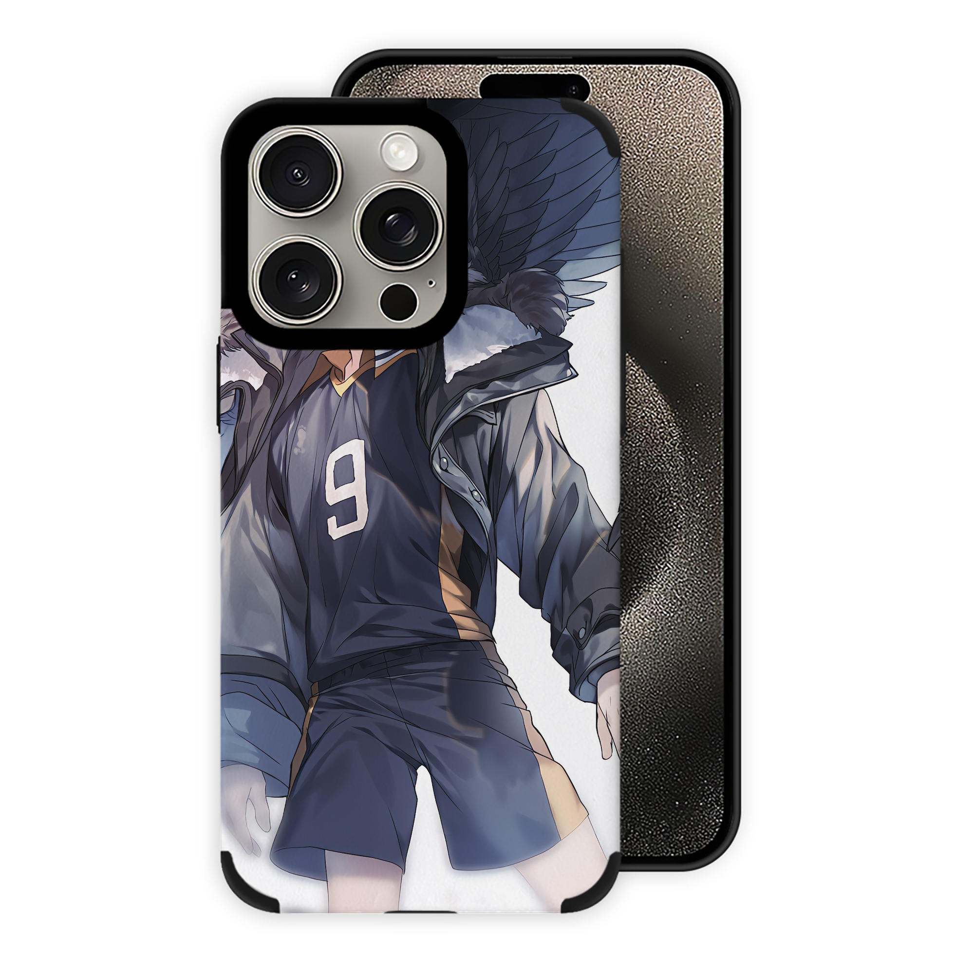 （画像用） ハイキュー!! Haikyu!! 【iPhone15ProMax対応】 PUレザー スマホケース 耐衝撃＆黄変防止