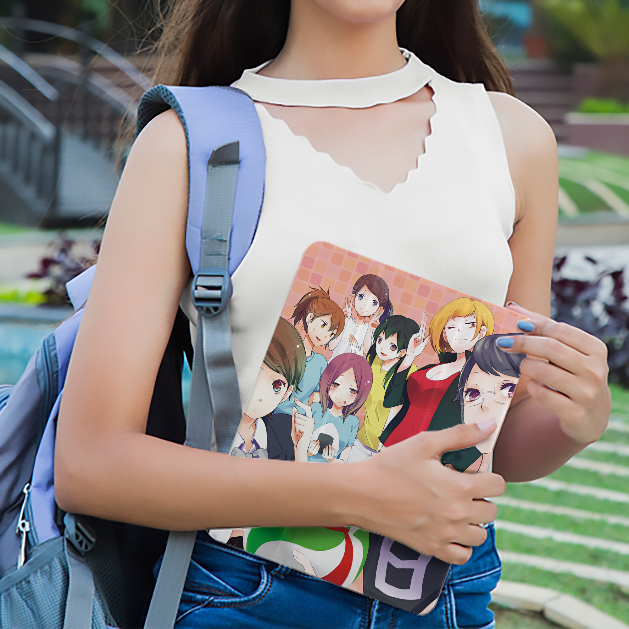 ハイキュー!! Haikyu!! IPad ケース ペン収納付き 三つ折りスタンド PUレザー×シリコン 対応機種9.5/10.5/10.9インチ