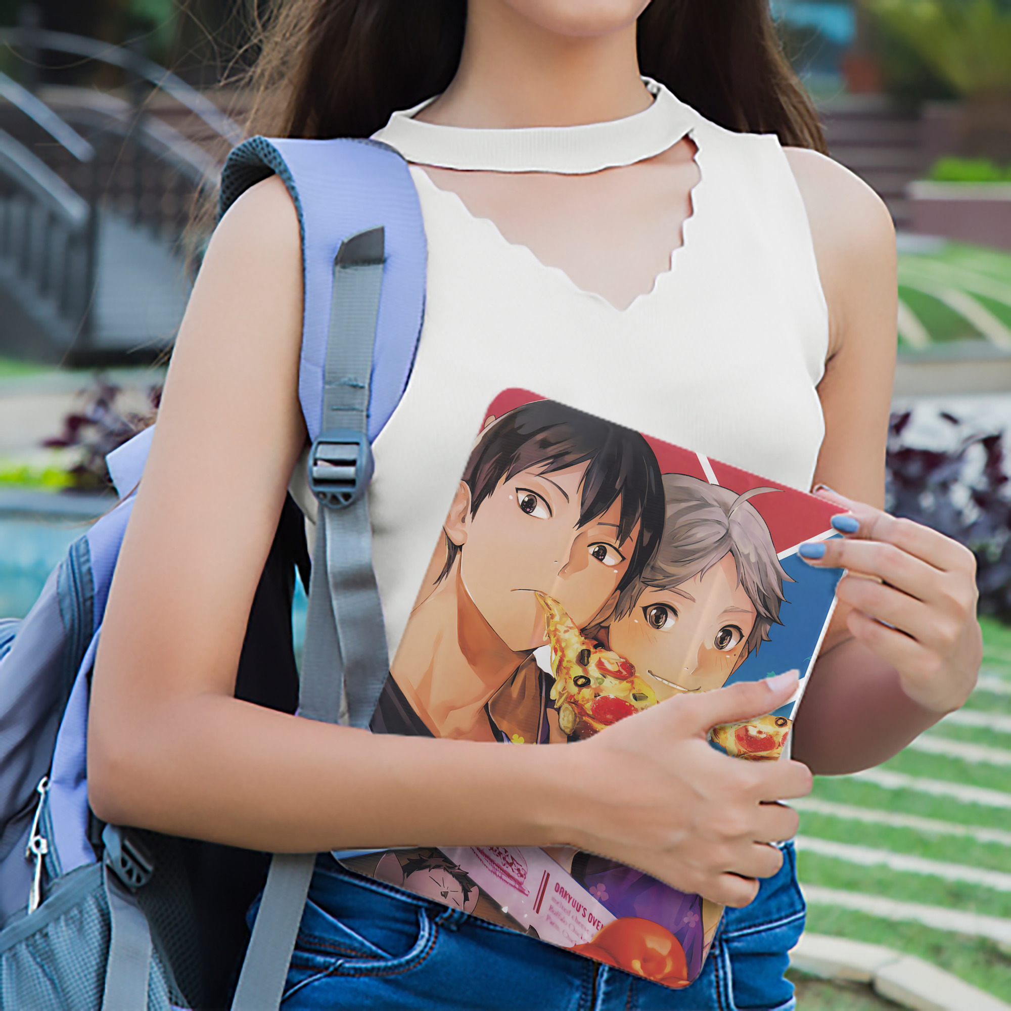 ハイキュー!! Haikyu!! IPad ケース ペン収納付き 三つ折りスタンド PUレザー×シリコン 対応機種9.5/10.5/10.9インチ