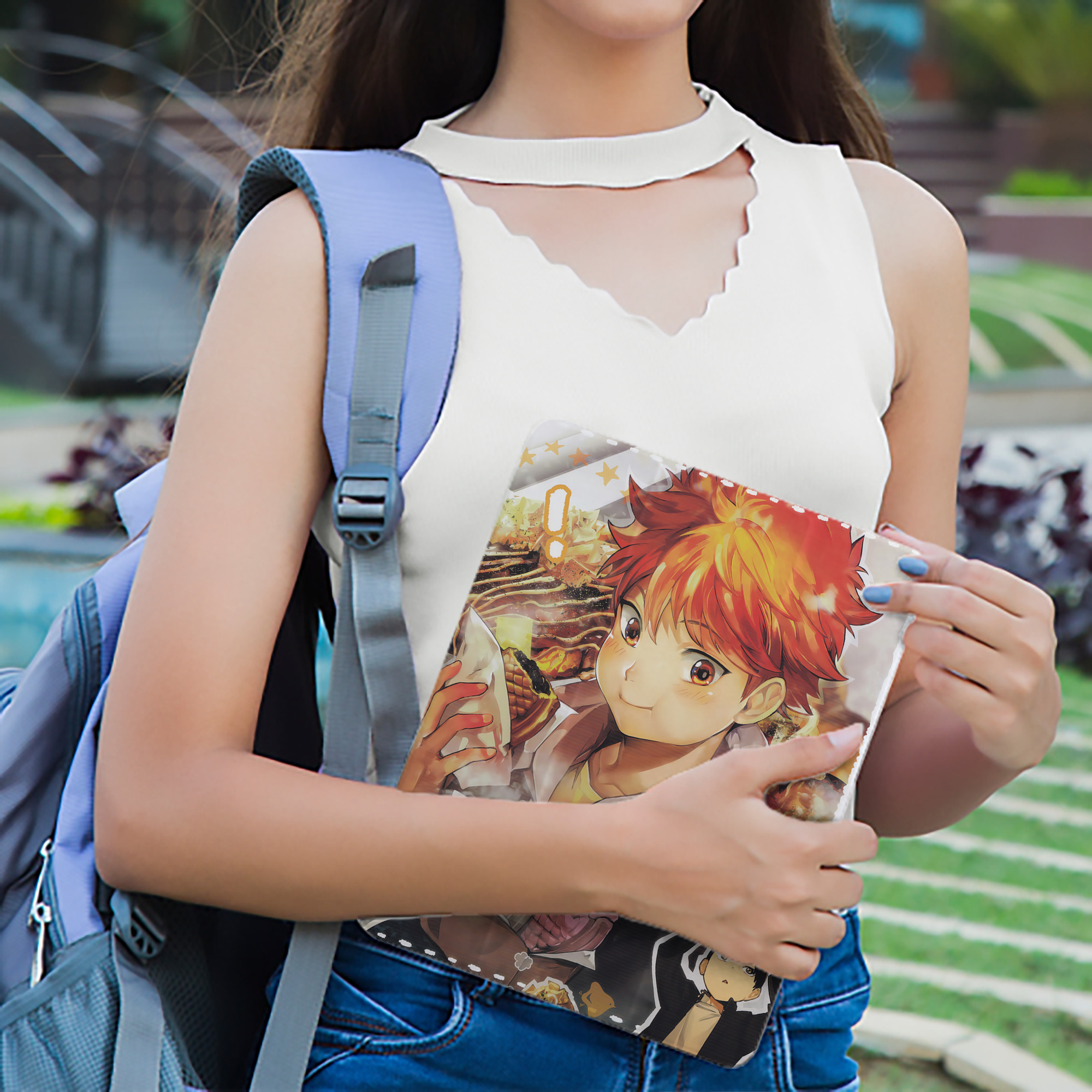 ハイキュー!! Haikyu!! IPad ケース ペン収納付き 三つ折りスタンド PUレザー×シリコン 対応機種9.5/10.5/10.9インチ