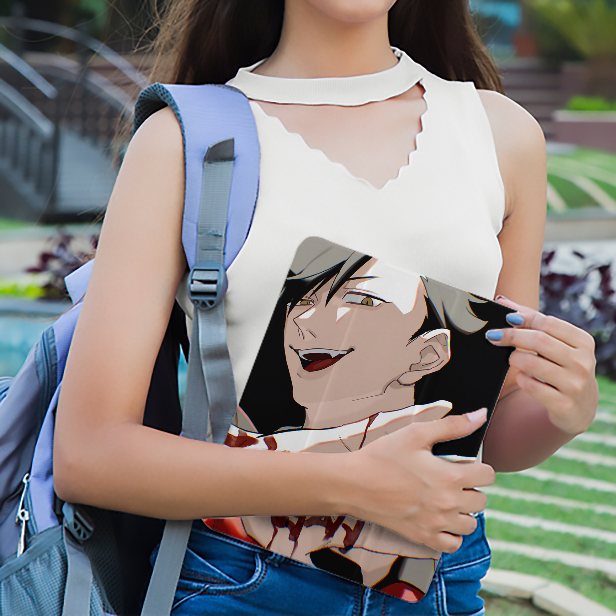 ハイキュー!! Haikyu!! IPad ケース ペン収納付き 三つ折りスタンド PUレザー×シリコン 対応機種9.5/10.5/10.9インチ
