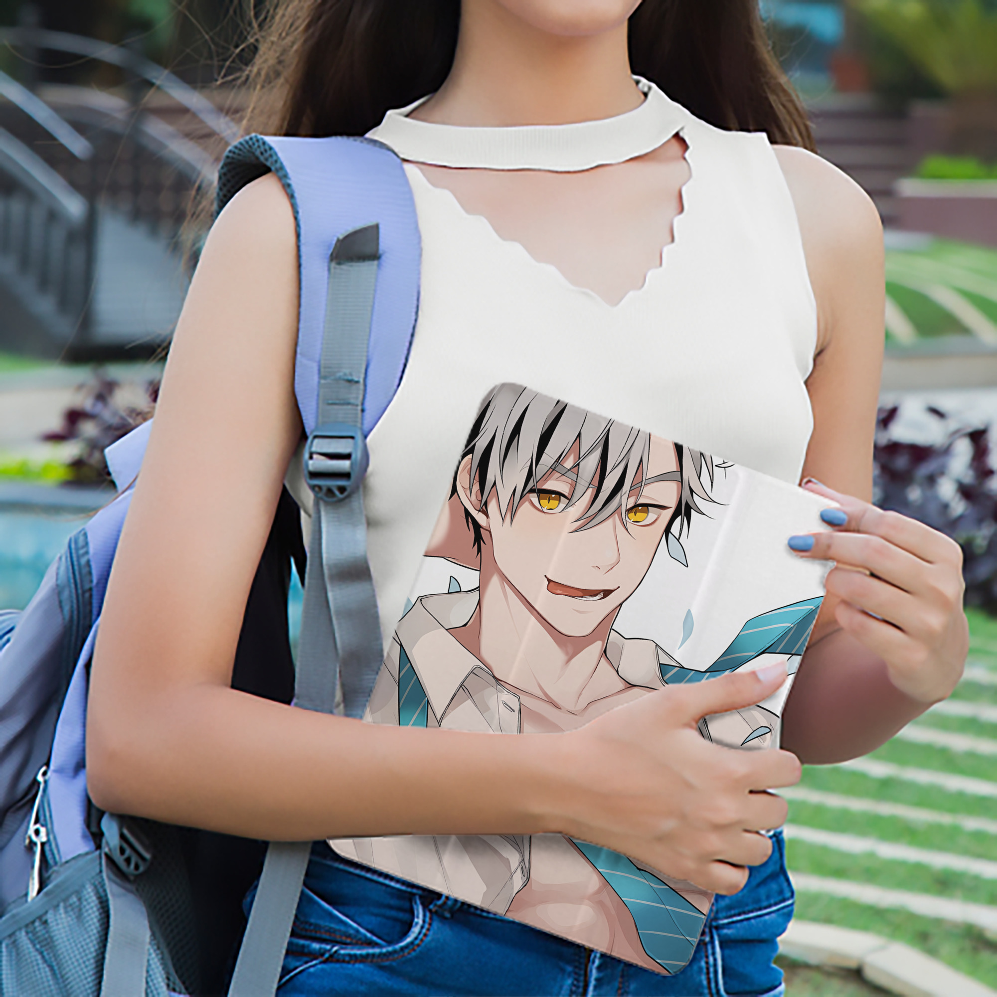 ハイキュー!! Haikyu!! IPad ケース ペン収納付き 三つ折りスタンド PUレザー×シリコン 対応機種9.5/10.5/10.9インチ