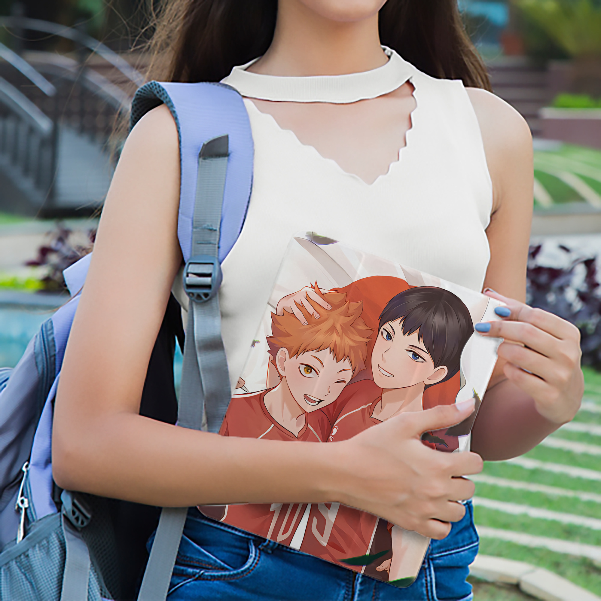 ハイキュー!! Haikyu!! IPad ケース ペン収納付き 三つ折りスタンド PUレザー×シリコン 対応機種9.5/10.5/10.9インチ