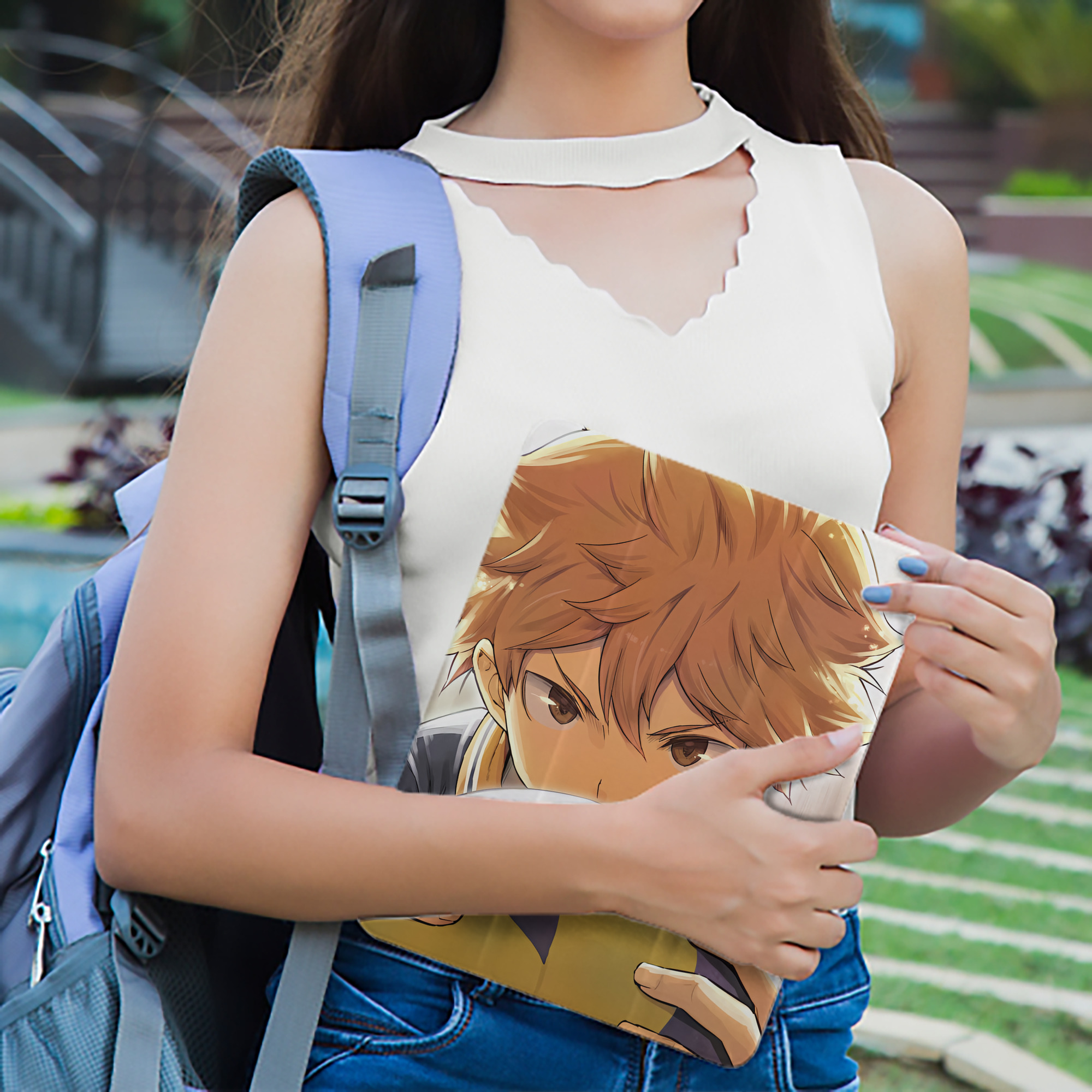 ハイキュー!! Haikyu!! IPad ケース ペン収納付き 三つ折りスタンド PUレザー×シリコン 対応機種9.5/10.5/10.9インチ