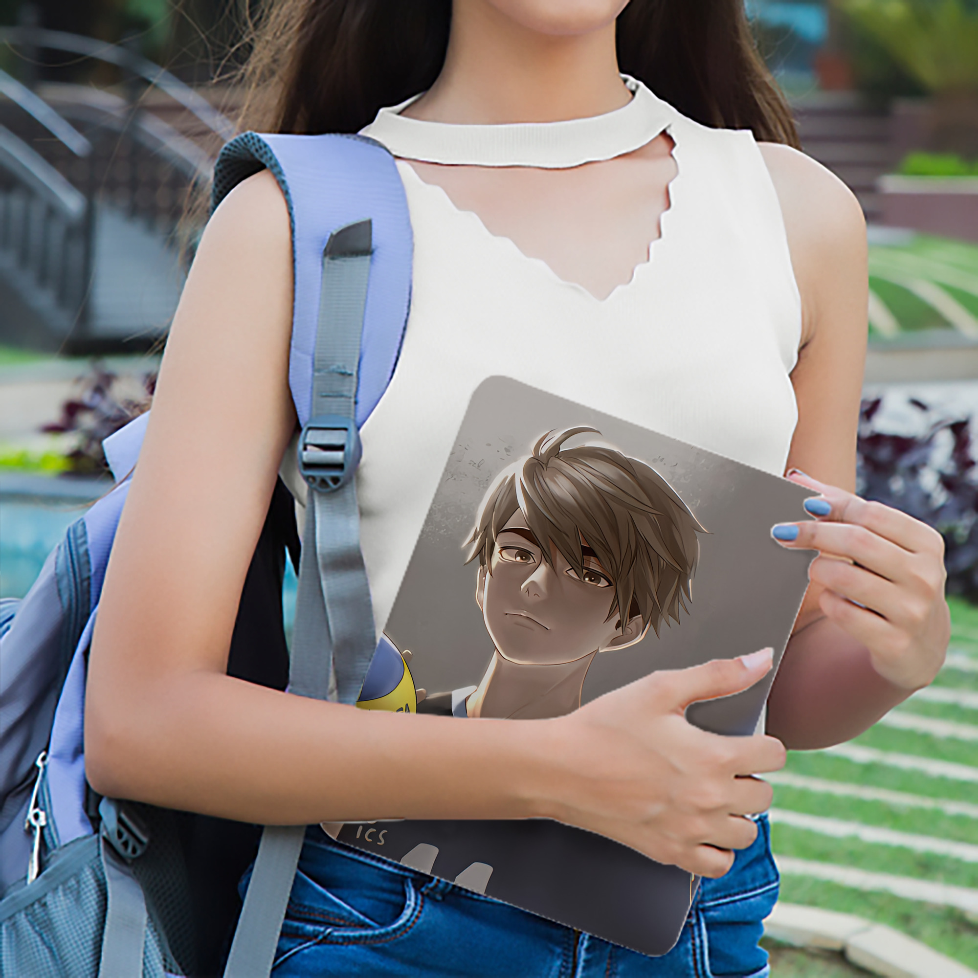 ハイキュー!! Haikyu!! IPad ケース ブック型 PUレザー TPU 耐衝撃 軽量 薄型 ペン収納なし 全面保護 IPad 各モデル対応