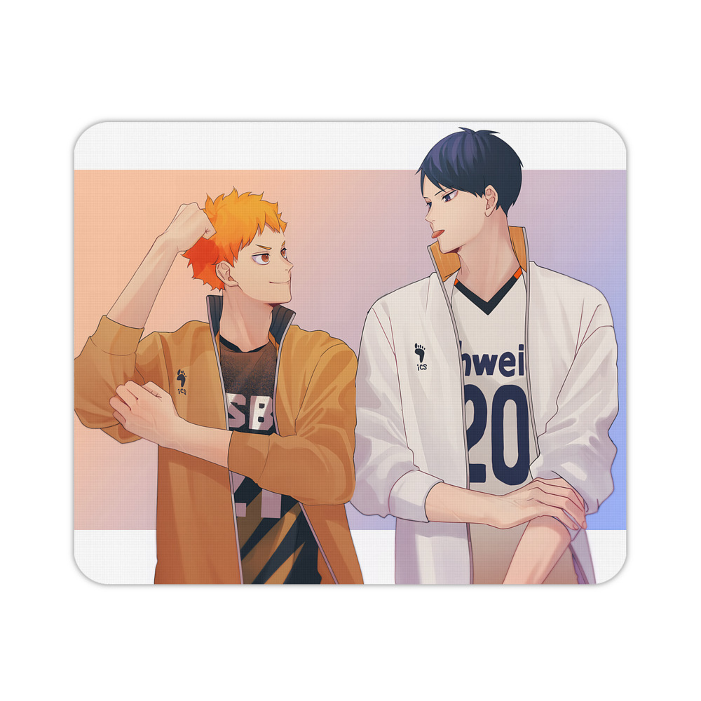（画像用） ハイキュー!! Haikyu!! マウスパッド ステッチ加工 ラバー素材 防水 滑り止め 超薄型 ゲーミング/オフィス対応