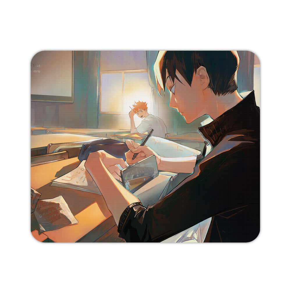 （画像用） ハイキュー!! Haikyu!! マウスパッド ステッチ加工 ラバー素材 防水 滑り止め 超薄型 ゲーミング/オフィス対応