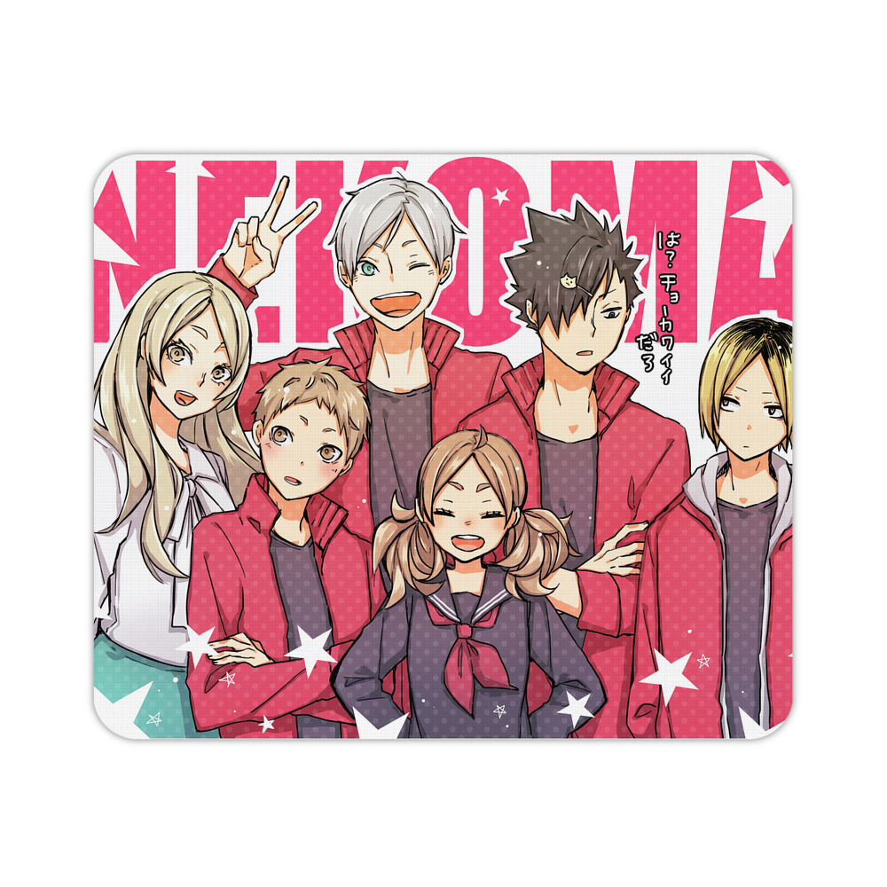 （画像用） ハイキュー!! Haikyu!! マウスパッド ステッチ加工 ラバー素材 防水 滑り止め 超薄型 ゲーミング/オフィス対応