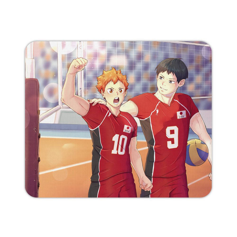 （画像用） ハイキュー!! Haikyu!! マウスパッド ステッチ加工 ラバー素材 防水 滑り止め 超薄型 ゲーミング/オフィス対応