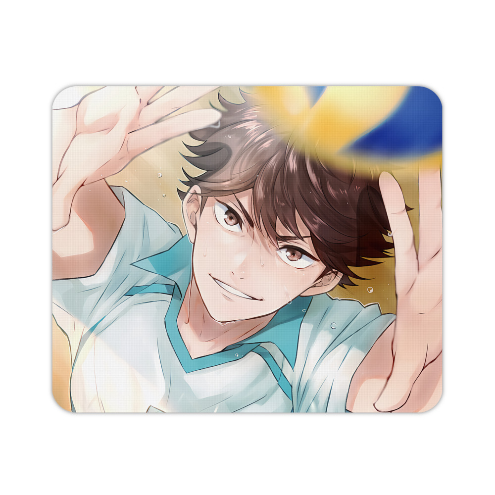 （画像用） ハイキュー!! Haikyu!! マウスパッド ステッチ加工 ラバー素材 防水 滑り止め 超薄型 ゲーミング/オフィス対応