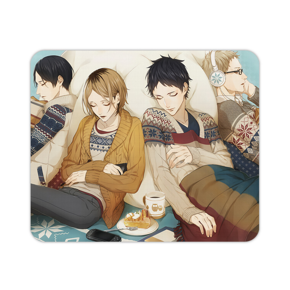 （画像用） ハイキュー!! Haikyu!! マウスパッド ステッチ加工 ラバー素材 防水 滑り止め 超薄型 ゲーミング/オフィス対応