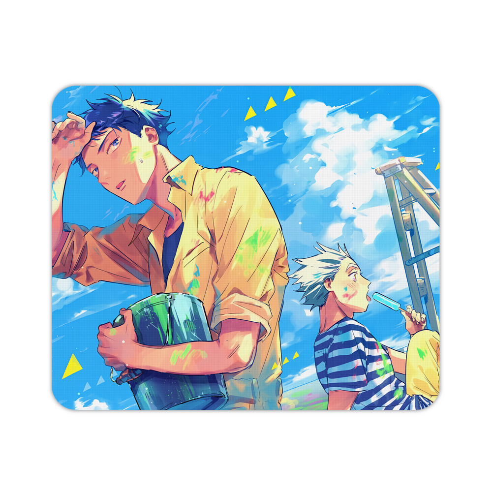 （画像用） ハイキュー!! Haikyu!! マウスパッド ステッチ加工 ラバー素材 防水 滑り止め 超薄型 ゲーミング/オフィス対応