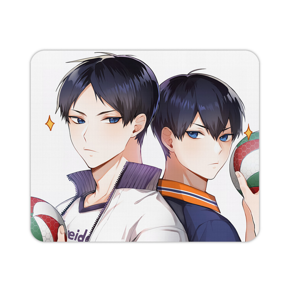 （画像用） ハイキュー!! Haikyu!! マウスパッド ステッチ加工 ラバー素材 防水 滑り止め 超薄型 ゲーミング/オフィス対応