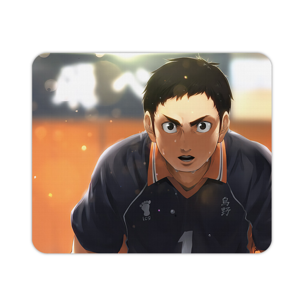 （画像用） ハイキュー!! Haikyu!! マウスパッド ステッチ加工 ラバー素材 防水 滑り止め 超薄型 ゲーミング/オフィス対応