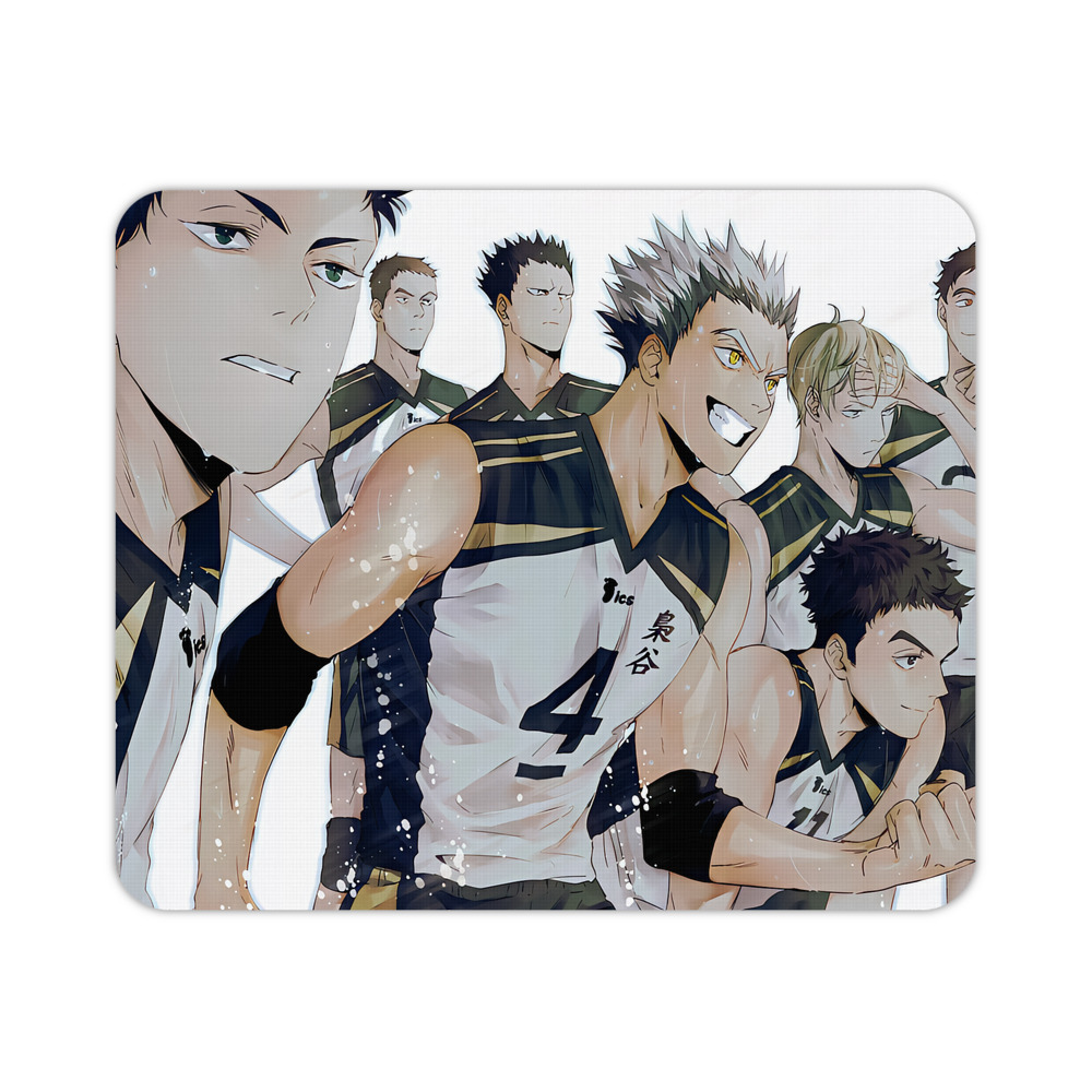 （画像用） ハイキュー!! Haikyu!! マウスパッド ステッチ加工 ラバー素材 防水 滑り止め 超薄型 ゲーミング/オフィス対応
