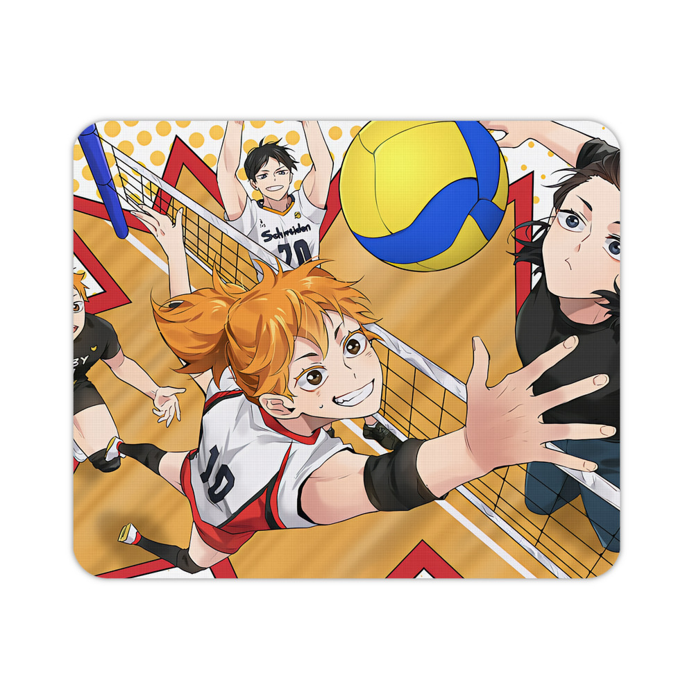 （画像用） ハイキュー!! Haikyu!! マウスパッド ステッチ加工 ラバー素材 防水 滑り止め 超薄型 ゲーミング/オフィス対応