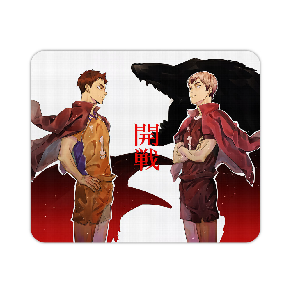 （画像用） ハイキュー!! Haikyu!! マウスパッド ステッチ加工 ラバー素材 防水 滑り止め 超薄型 ゲーミング/オフィス対応