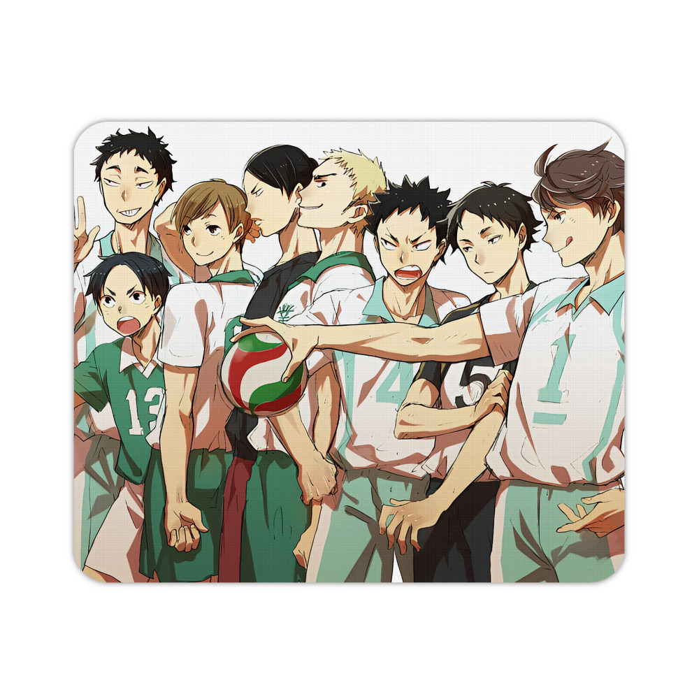 （画像用） ハイキュー!! Haikyu!! マウスパッド ステッチ加工 ラバー素材 防水 滑り止め 超薄型 ゲーミング/オフィス対応