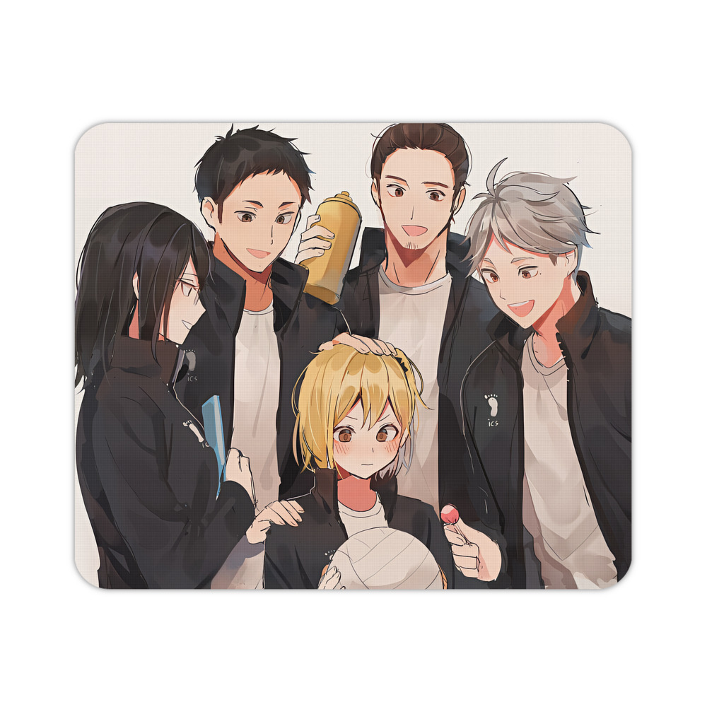 （画像用） ハイキュー!! Haikyu!! マウスパッド ステッチ加工 ラバー素材 防水 滑り止め 超薄型 ゲーミング/オフィス対応