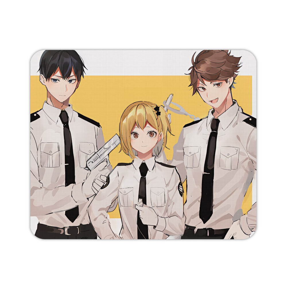 （画像用） ハイキュー!! Haikyu!! マウスパッド ステッチ加工 ラバー素材 防水 滑り止め 超薄型 ゲーミング/オフィス対応