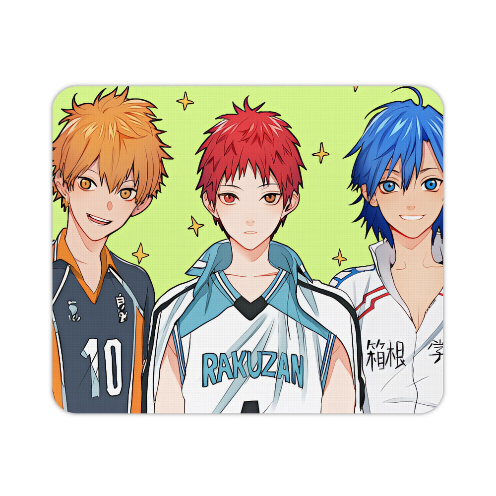 （画像用） ハイキュー!! Haikyu!! マウスパッド ステッチ加工 ラバー素材 防水 滑り止め 超薄型 ゲーミング/オフィス対応