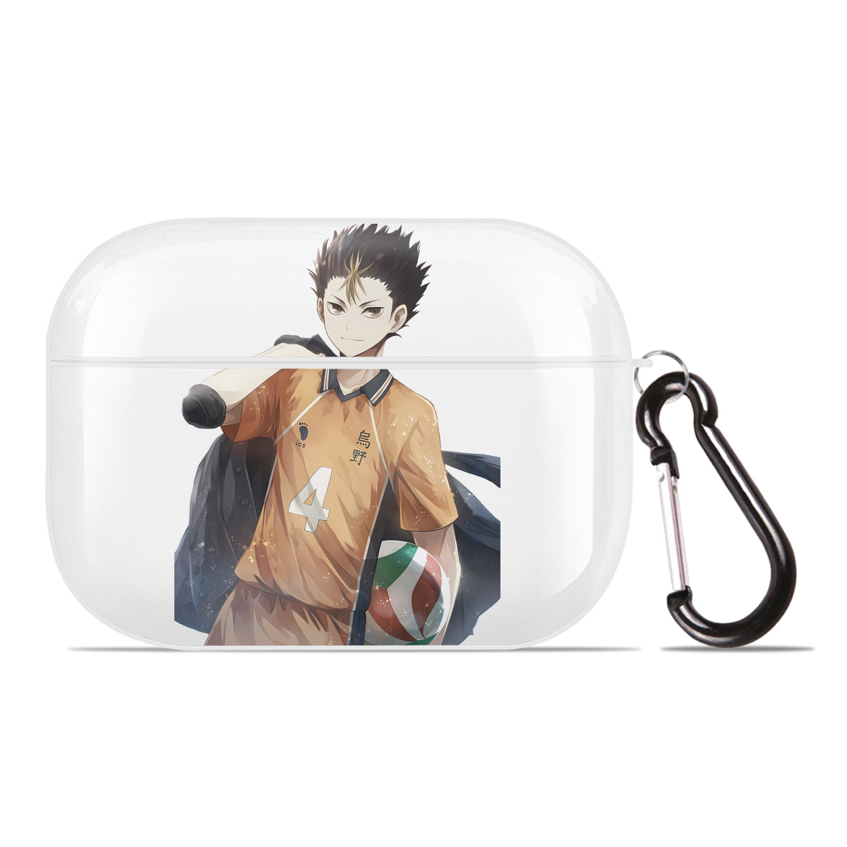 （画像用） ハイキュー!! Haikyu!! 【AirPods Pro用】ハードシェル保護ケース 耐衝撃・防指紋・カラビナ付き商品仕様