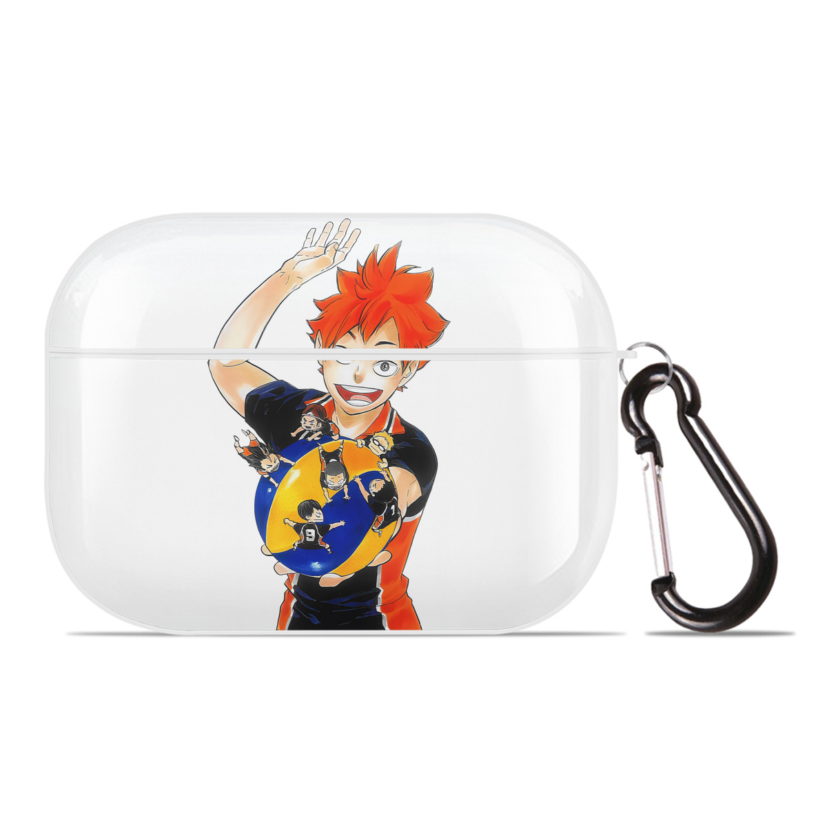 （画像用） ハイキュー!! Haikyu!! 【AirPods Pro用】ハードシェル保護ケース 耐衝撃・防指紋・カラビナ付き商品仕様