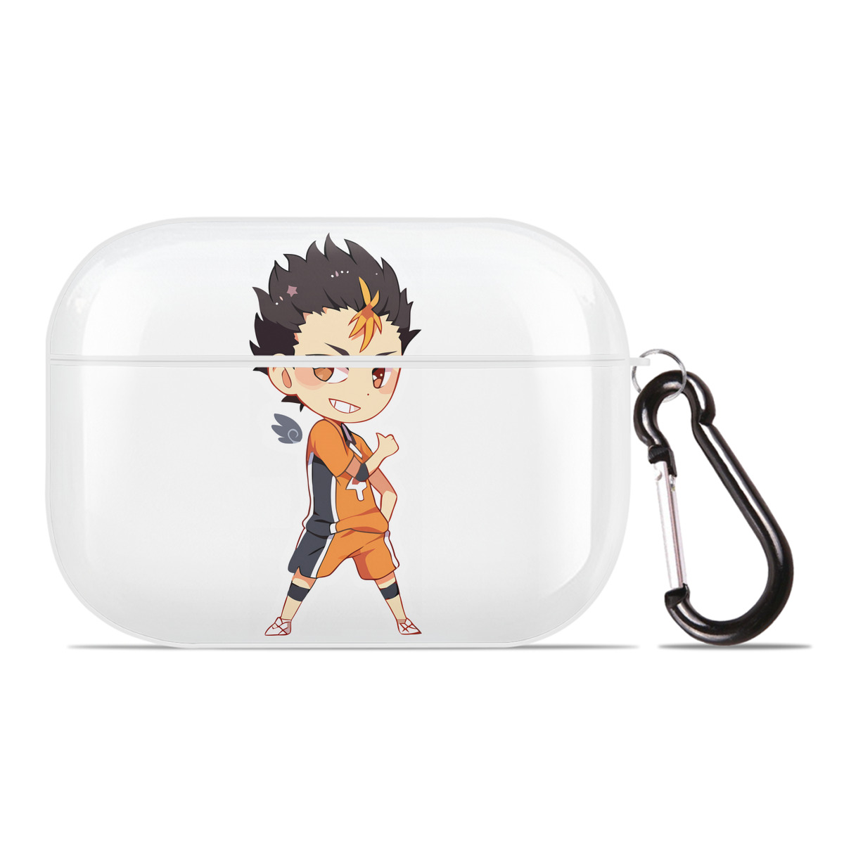 （画像用） ハイキュー!! Haikyu!! 【AirPods Pro用】ハードシェル保護ケース 耐衝撃・防指紋・カラビナ付き商品仕様
