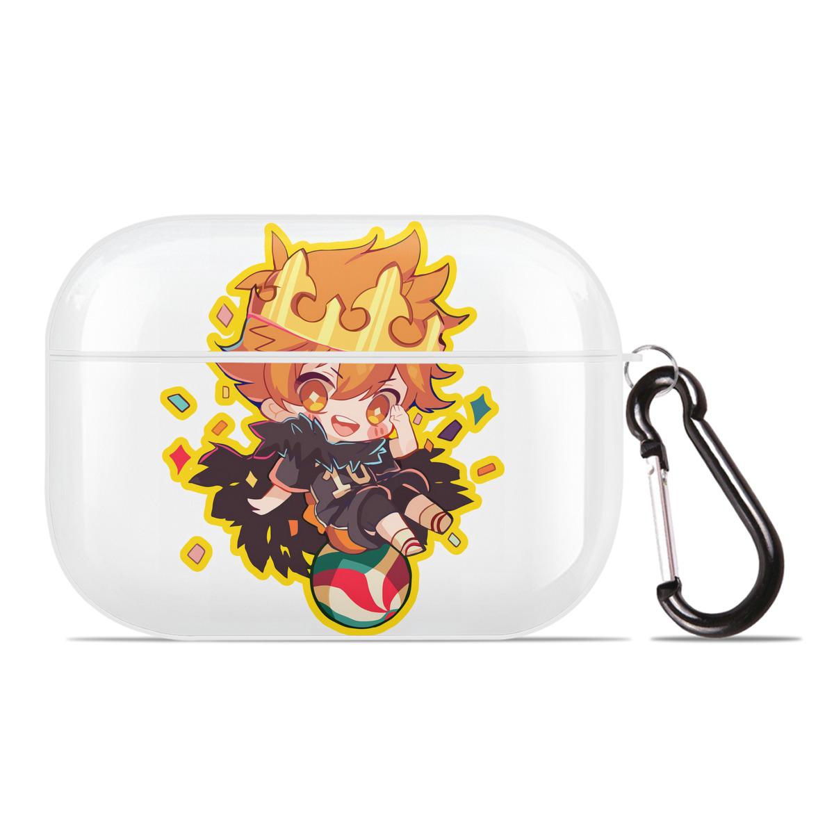 （画像用） ハイキュー!! Haikyu!! 【AirPods Pro用】ハードシェル保護ケース 耐衝撃・防指紋・カラビナ付き商品仕様