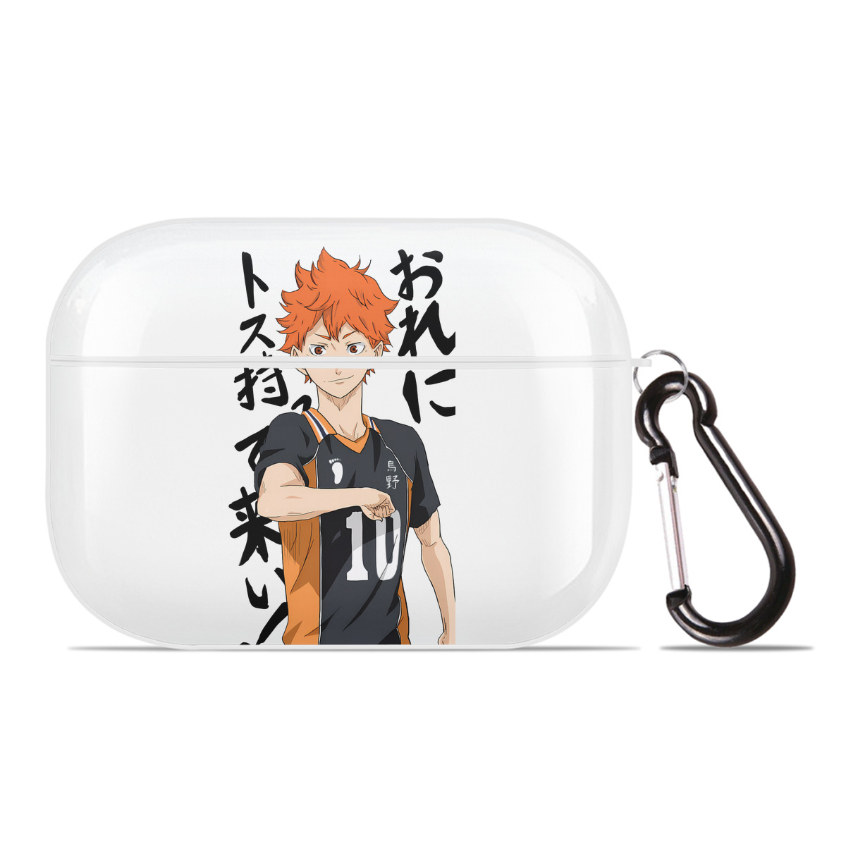 （画像用） ハイキュー!! Haikyu!! 【AirPods Pro用】ハードシェル保護ケース 耐衝撃・防指紋・カラビナ付き商品仕様