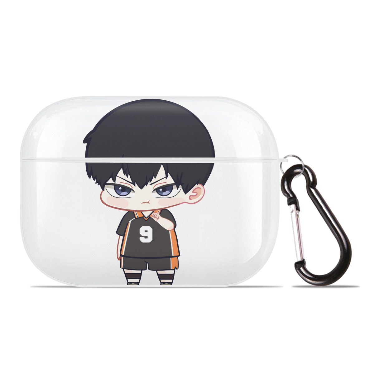 （画像用） ハイキュー!! Haikyu!! 【AirPods Pro用】ハードシェル保護ケース 耐衝撃・防指紋・カラビナ付き商品仕様