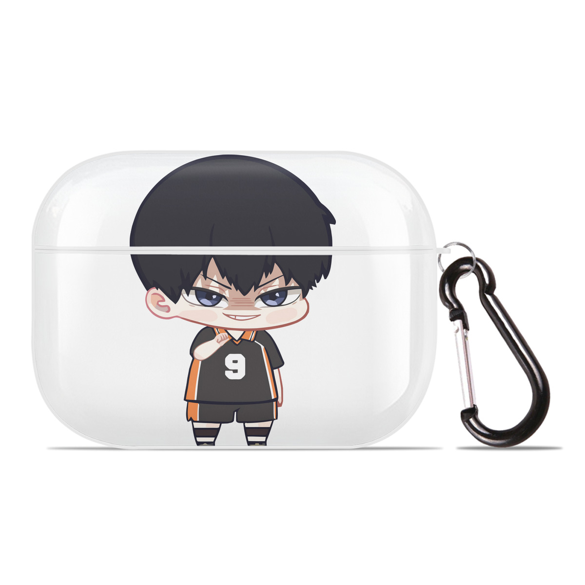 （画像用） ハイキュー!! Haikyu!! 【AirPods Pro用】ハードシェル保護ケース 耐衝撃・防指紋・カラビナ付き商品仕様