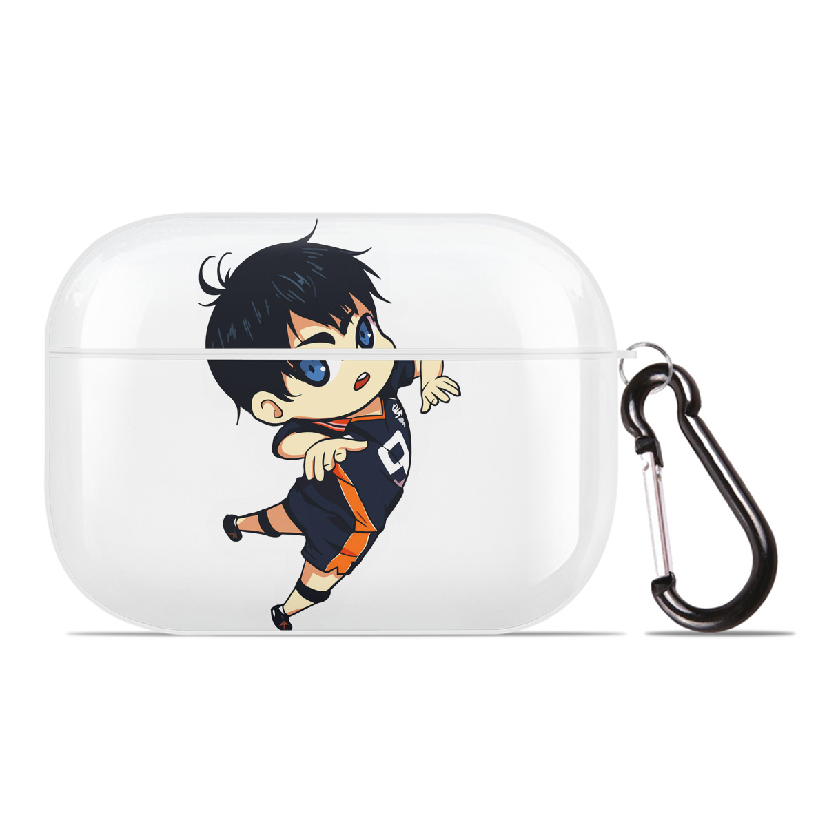 （画像用） ハイキュー!! Haikyu!! 【AirPods Pro用】ハードシェル保護ケース 耐衝撃・防指紋・カラビナ付き商品仕様