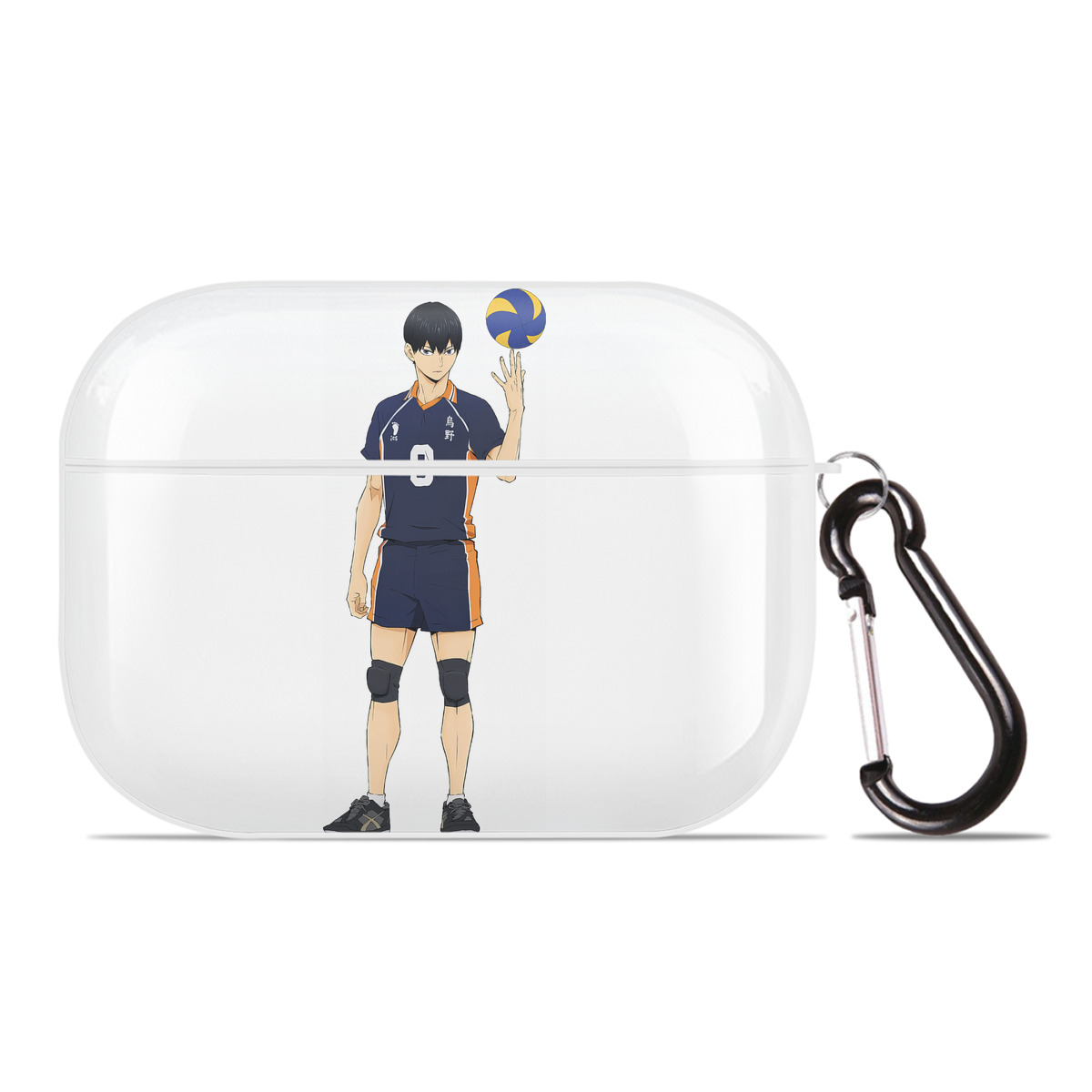 （画像用） ハイキュー!! Haikyu!! 【AirPods Pro用】ハードシェル保護ケース 耐衝撃・防指紋・カラビナ付き商品仕様