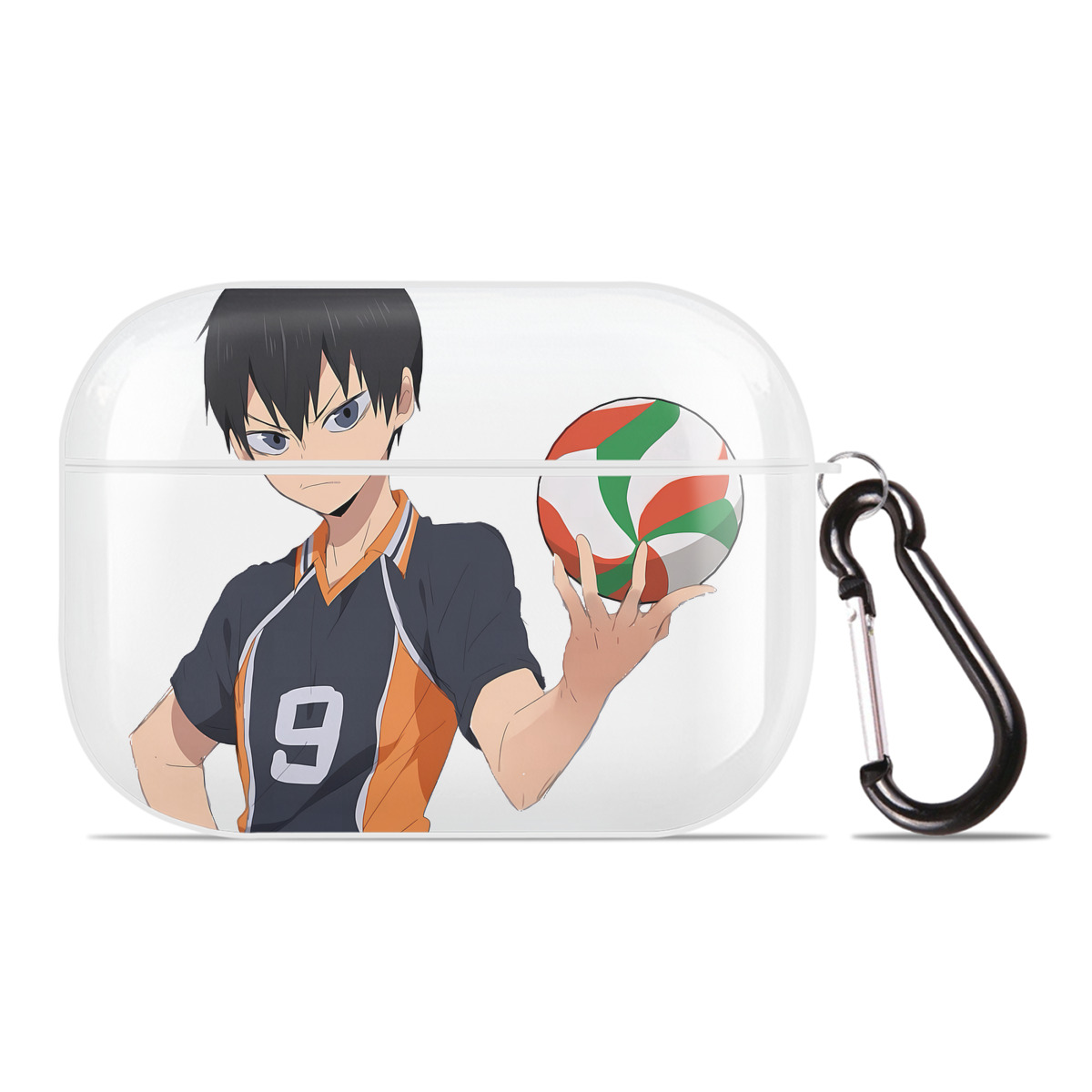 （画像用） ハイキュー!! Haikyu!! 【AirPods Pro用】ハードシェル保護ケース 耐衝撃・防指紋・カラビナ付き商品仕様