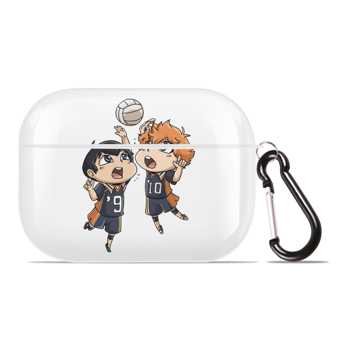 （画像用） ハイキュー!! Haikyu!! 【AirPods Pro用】ハードシェル保護ケース 耐衝撃・防指紋・カラビナ付き商品仕様