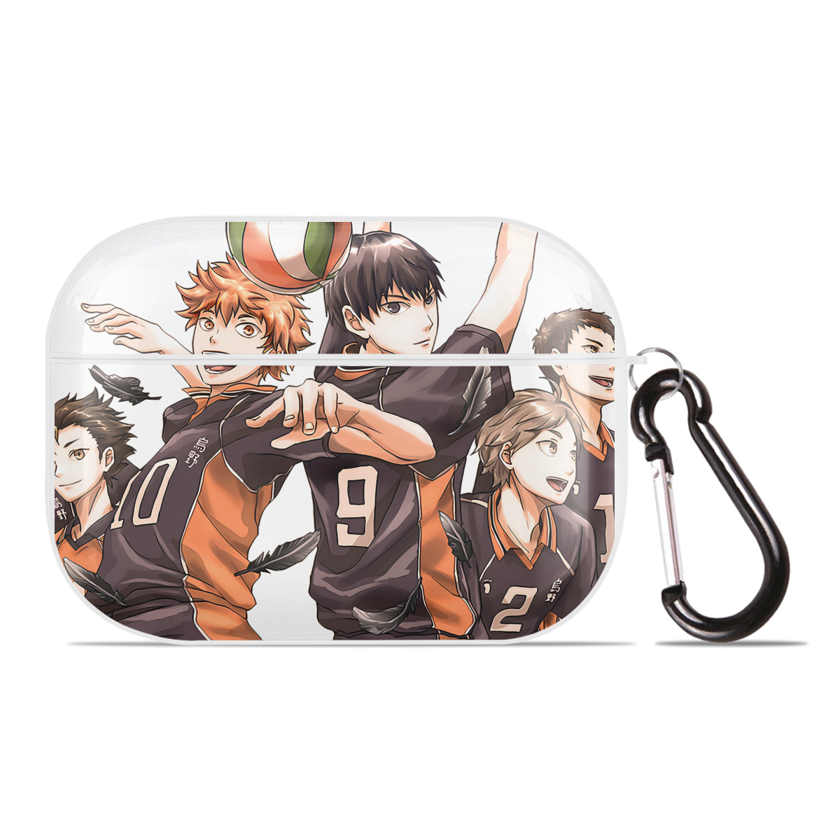 （画像用） ハイキュー!! Haikyu!! 【AirPods Pro用】ハードシェル保護ケース 耐衝撃・防指紋・カラビナ付き商品仕様