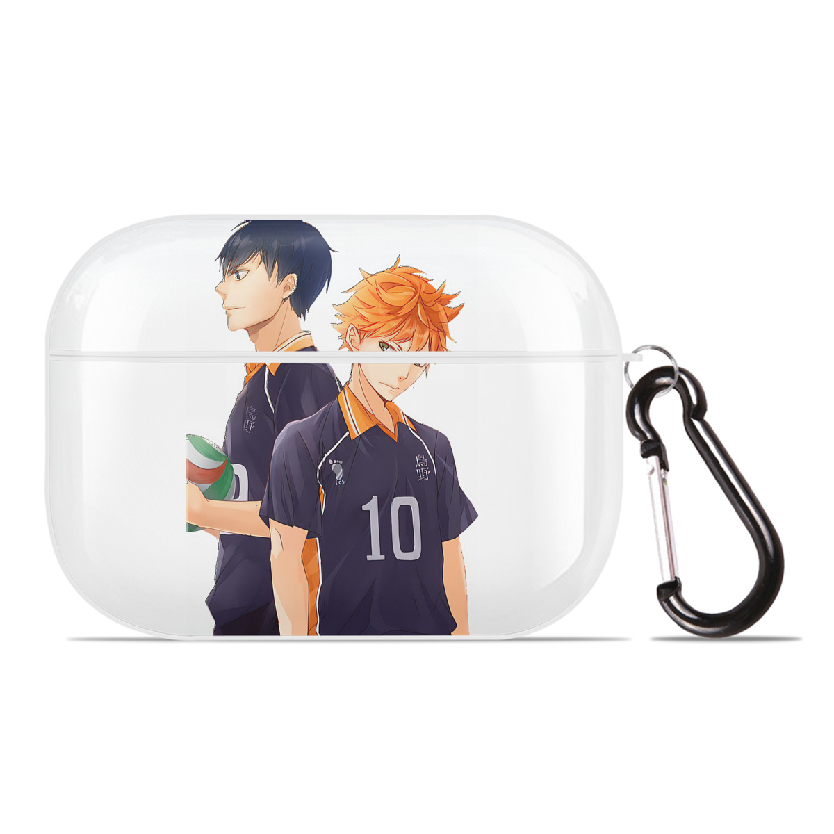 （画像用） ハイキュー!! Haikyu!! 【AirPods Pro用】ハードシェル保護ケース 耐衝撃・防指紋・カラビナ付き商品仕様