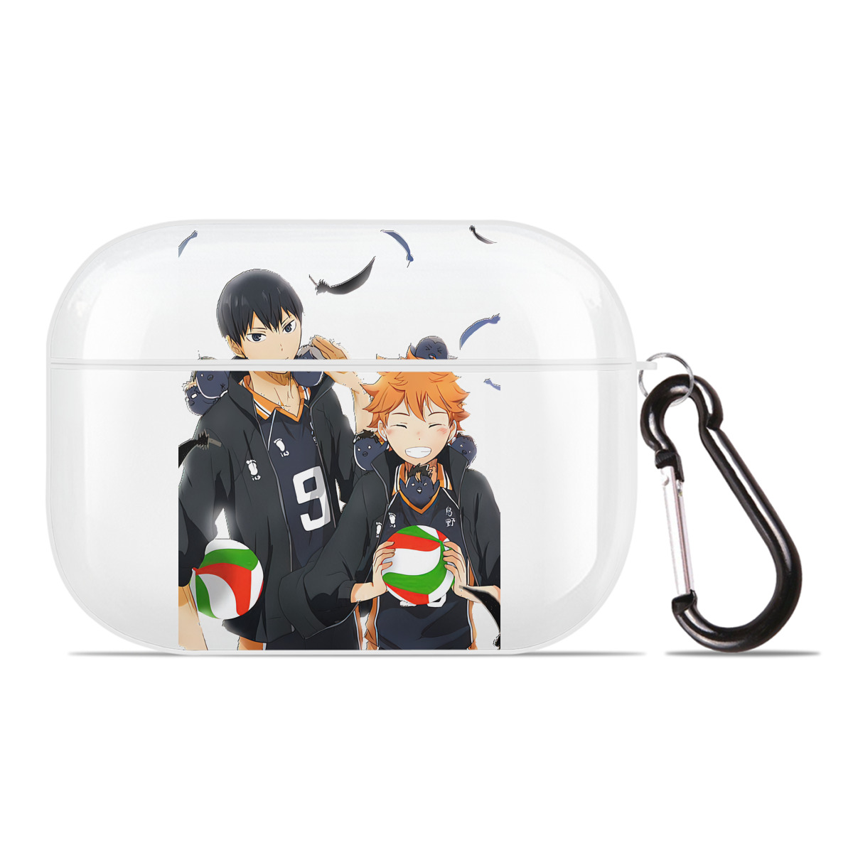 （画像用） ハイキュー!! Haikyu!! 【AirPods Pro用】ハードシェル保護ケース 耐衝撃・防指紋・カラビナ付き商品仕様