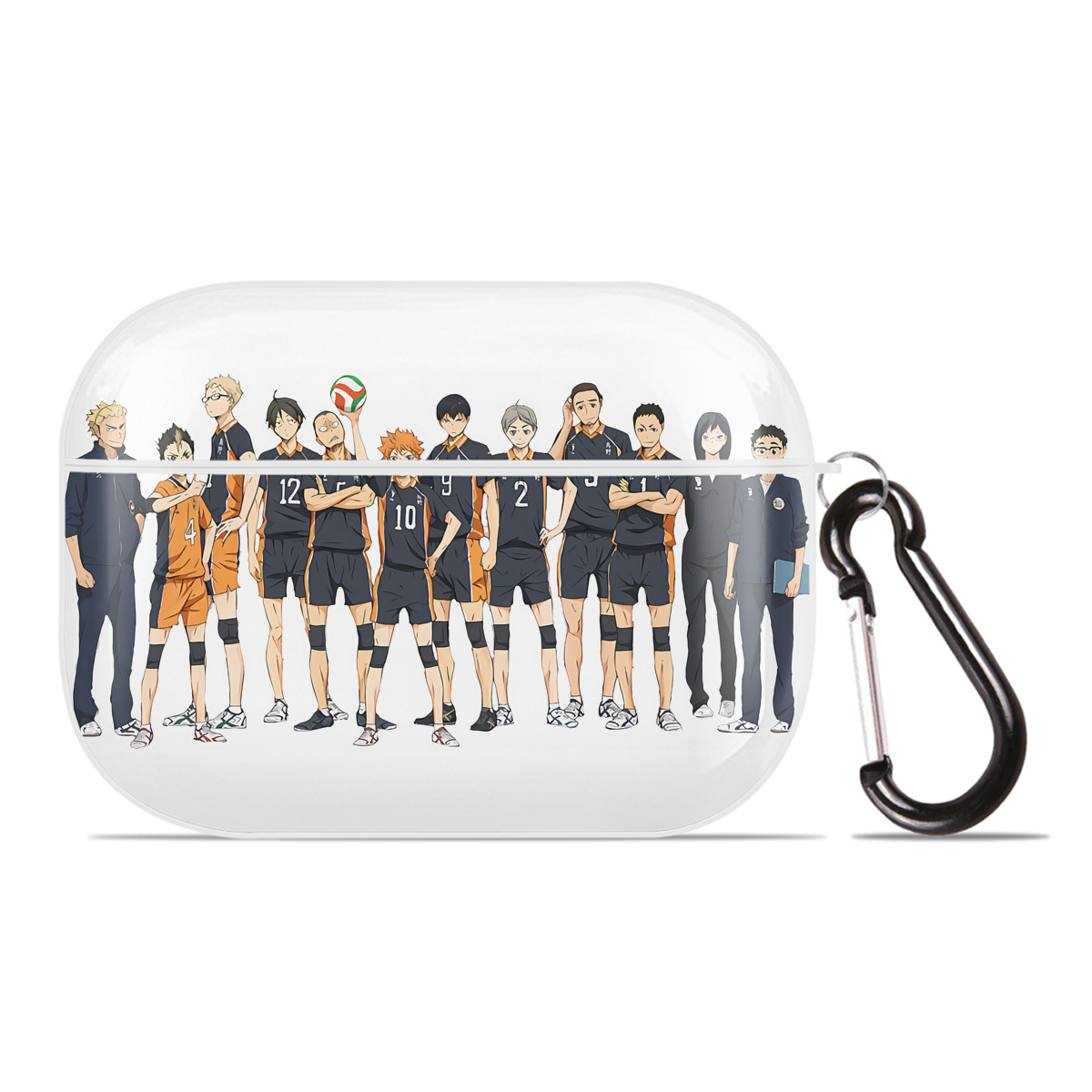 （画像用） ハイキュー!! Haikyu!! 【AirPods Pro用】ハードシェル保護ケース 耐衝撃・防指紋・カラビナ付き商品仕様
