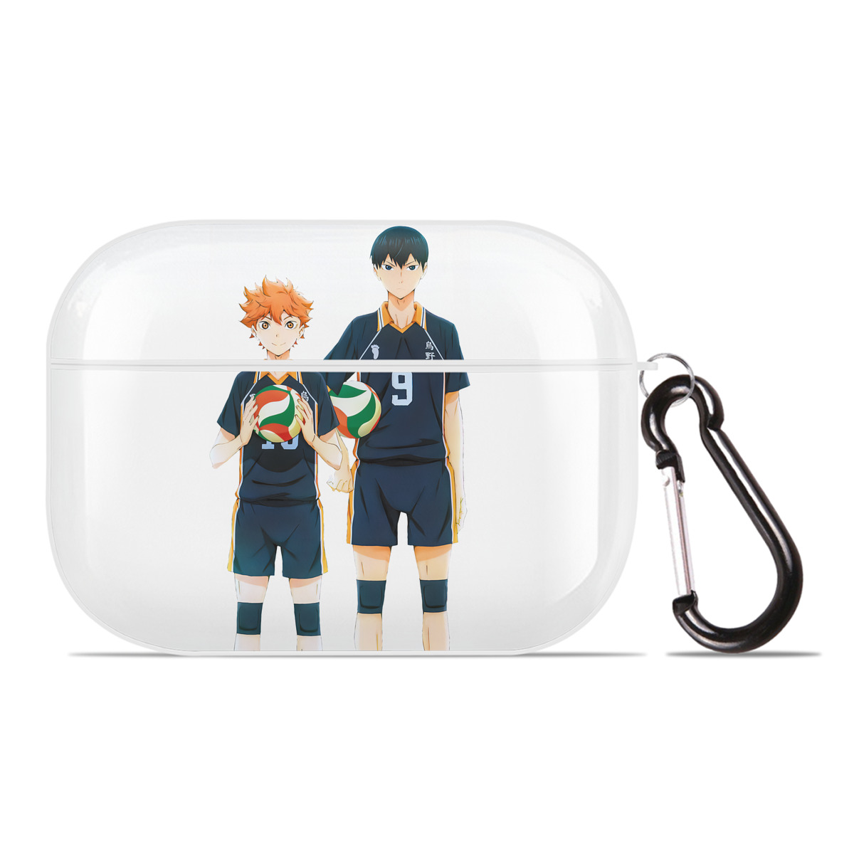 （画像用） ハイキュー!! Haikyu!! 【AirPods Pro用】ハードシェル保護ケース 耐衝撃・防指紋・カラビナ付き商品仕様