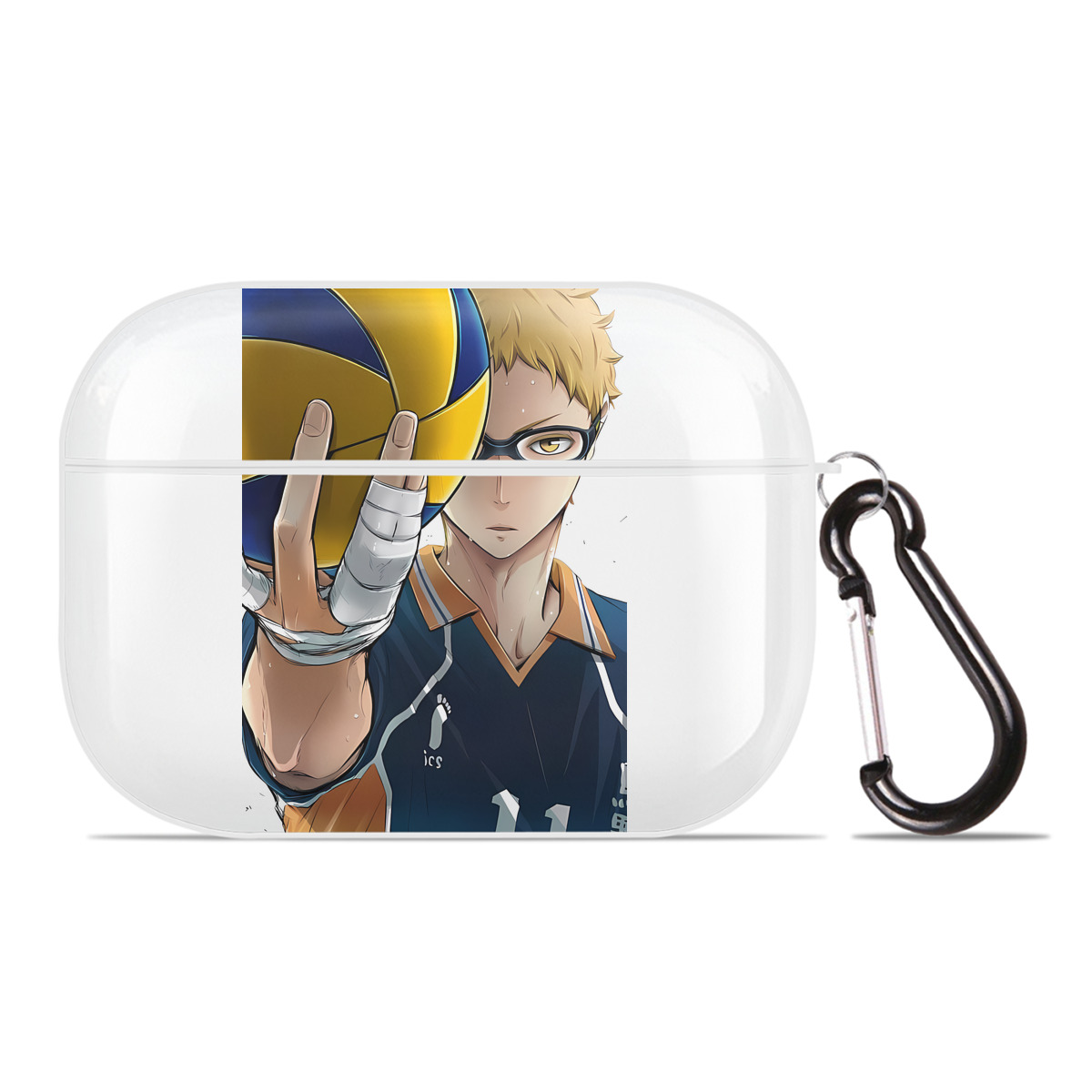 （画像用） ハイキュー!! Haikyu!! 【AirPods Pro用】ハードシェル保護ケース 耐衝撃・防指紋・カラビナ付き商品仕様