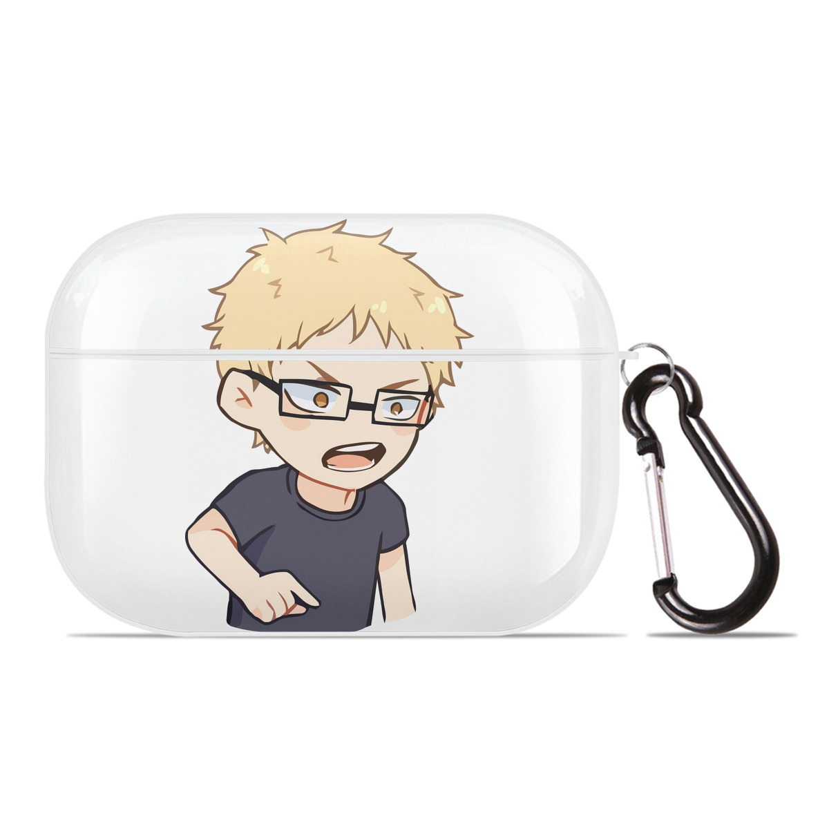 （画像用） ハイキュー!! Haikyu!! 【AirPods Pro用】ハードシェル保護ケース 耐衝撃・防指紋・カラビナ付き商品仕様