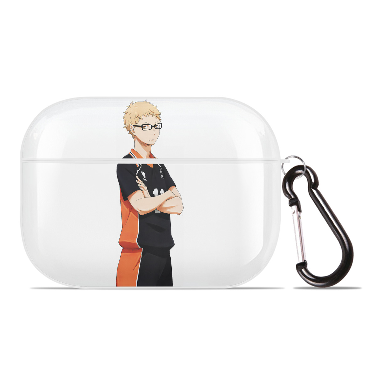 （画像用） ハイキュー!! Haikyu!! 【AirPods Pro用】ハードシェル保護ケース 耐衝撃・防指紋・カラビナ付き商品仕様