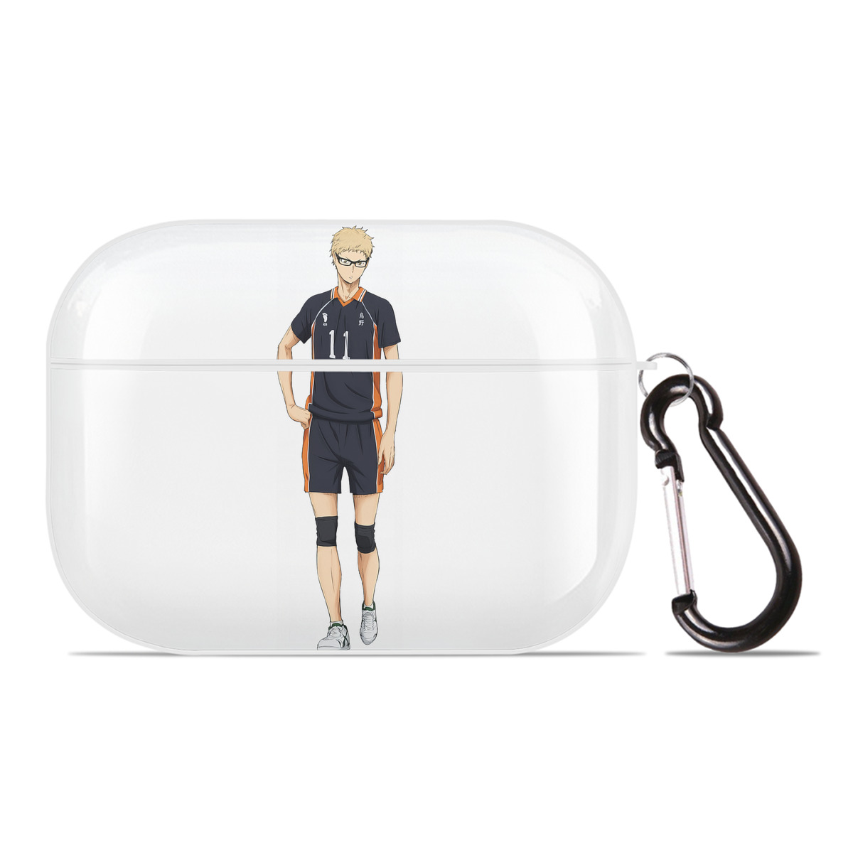 （画像用） ハイキュー!! Haikyu!! 【AirPods Pro用】ハードシェル保護ケース 耐衝撃・防指紋・カラビナ付き商品仕様