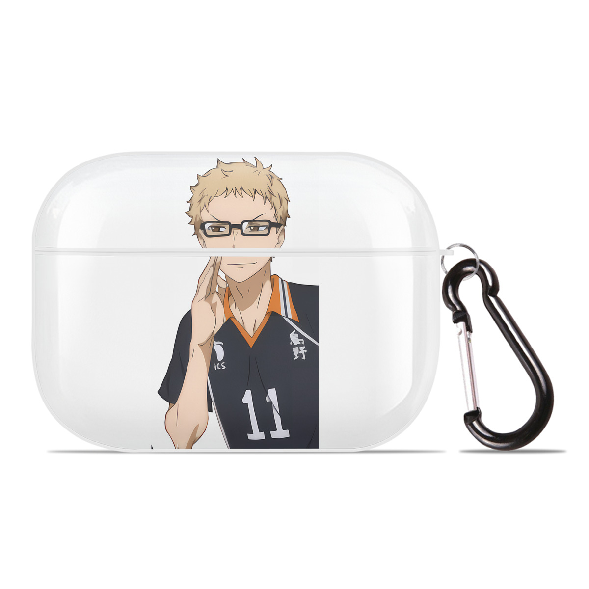 （画像用） ハイキュー!! Haikyu!! 【AirPods Pro用】ハードシェル保護ケース 耐衝撃・防指紋・カラビナ付き商品仕様
