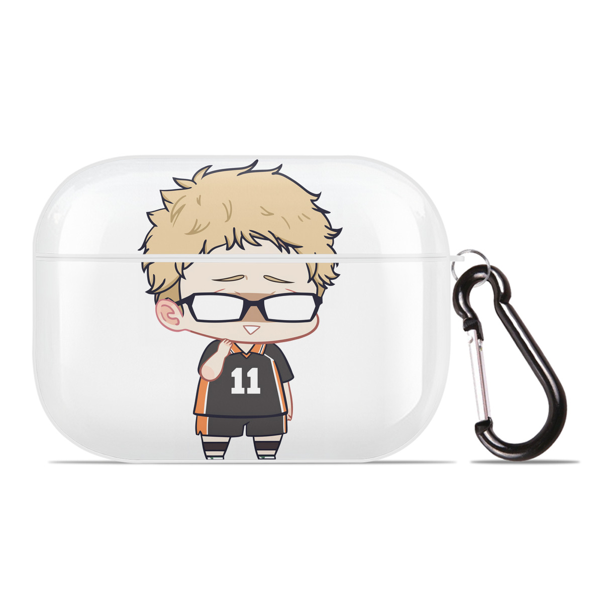 （画像用） ハイキュー!! Haikyu!! 【AirPods Pro用】ハードシェル保護ケース 耐衝撃・防指紋・カラビナ付き商品仕様